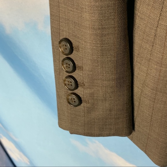 Loft- Brown/Gray Wool Blend Blazer size 8 Petite - Picture 8 of 14